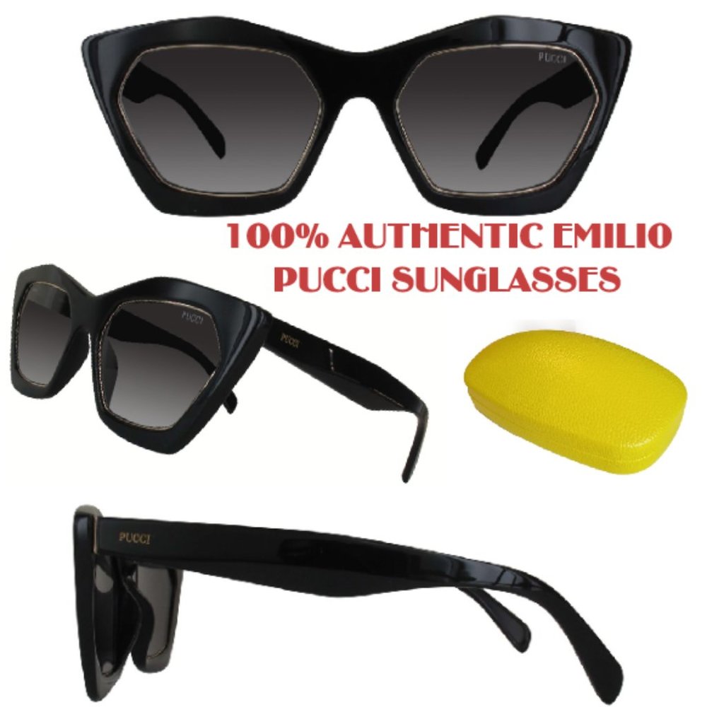 NEW Emilio Pucci Cat Eye Sunglasses - Picture 1 of 6